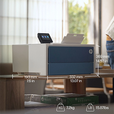 HP printer measurements