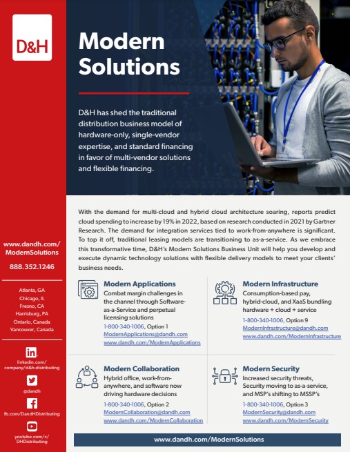 D&H Modern Solutions Handout