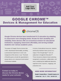 D&H - Template: Chrome Devices & Management for K-12 Education